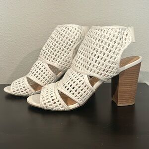 Lauren Conrad White Summer Heels